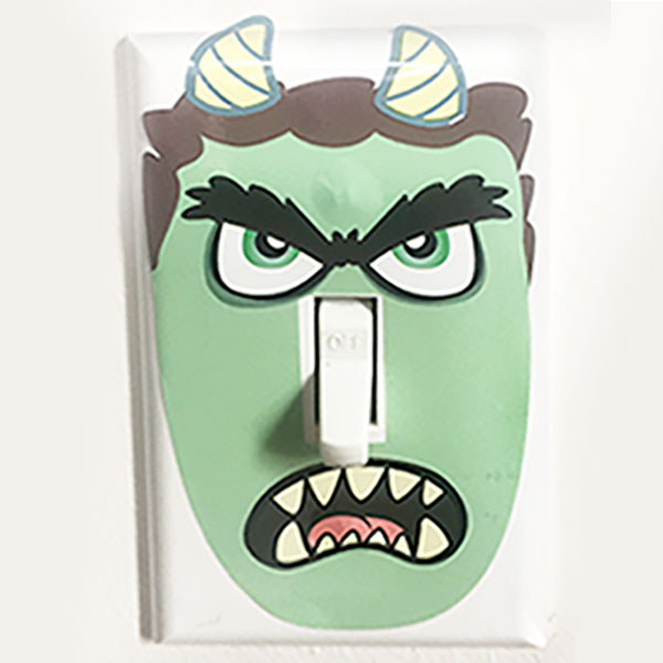 Monster Lightswitch Decal 600×600