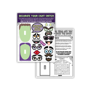 Monster Lightswitch Decal