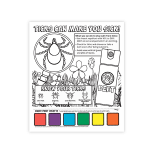 Water Color Paint Sheet - Ticks