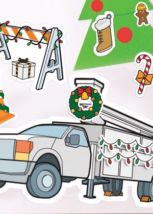 Decorate-a-Bucket Truck Sticker Sheet - Image 2
