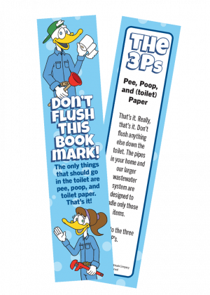 Don't Flush Bookmark