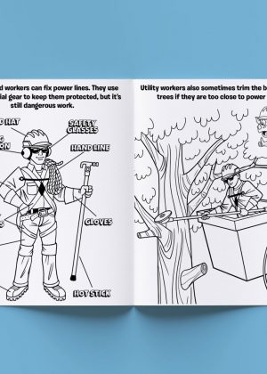 Power Line Safety Coloring Book - Image 2