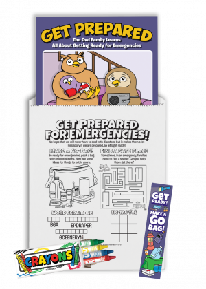 Emergency Prep Coloring Book Activity Kit