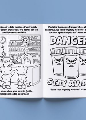 Staying Safe Around Medicine Coloring Book - Image 2