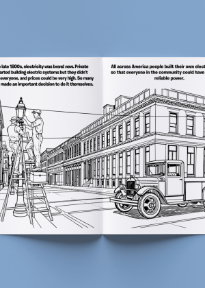 Public Power: Energizing Your Community!  Coloring Book - Image 2