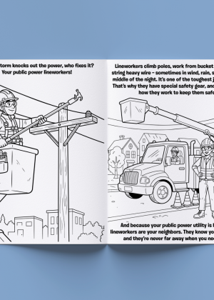 Public Power: Energizing Your Community!  Coloring Book - Image 3