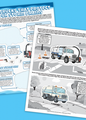 Vacuum Truck/Street Sweeper Sticker Sheet - Image 2